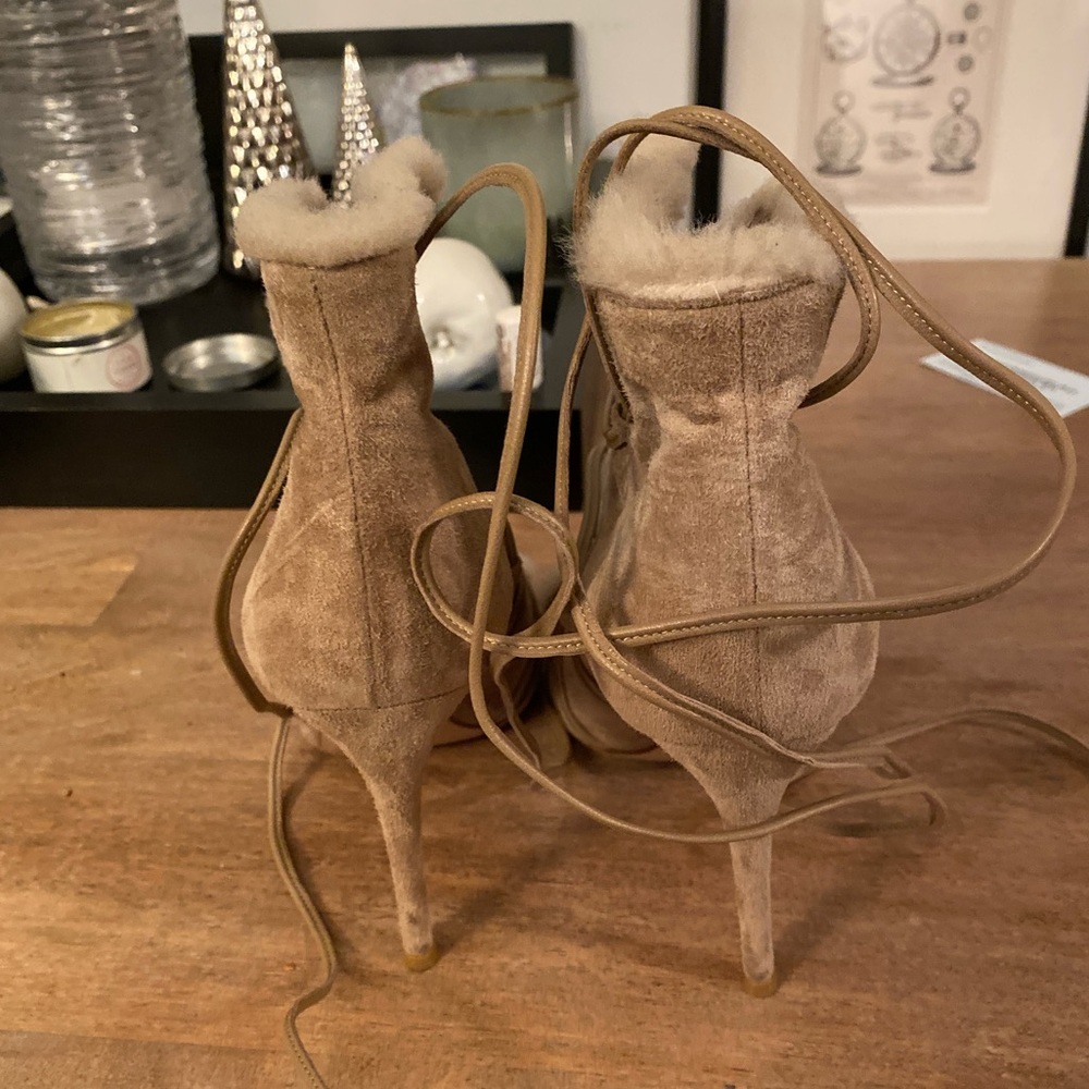 Shearling Gianvito Rossi Booties - image 3